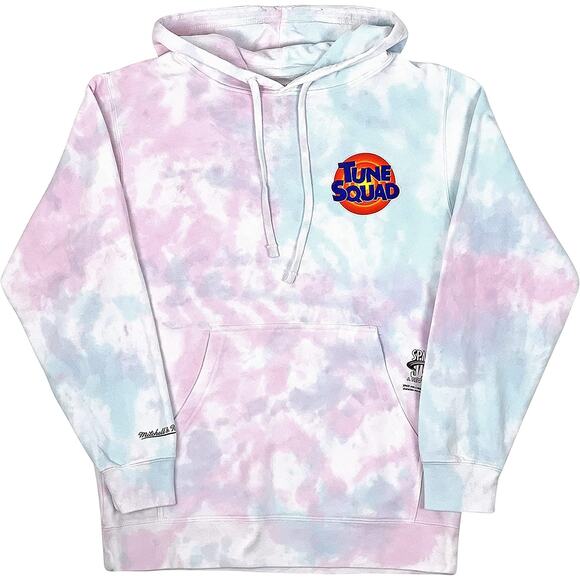 NEW Mitchell and Ness Looney Tunes Tie Dye Men's Sweatshirt Hoodie Size Small - Picture 1 of 4